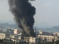 浙江丽水一化工厂爆炸起火（图）