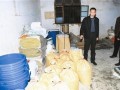 崇阳警方集中销毁2.6吨制毒化工原料