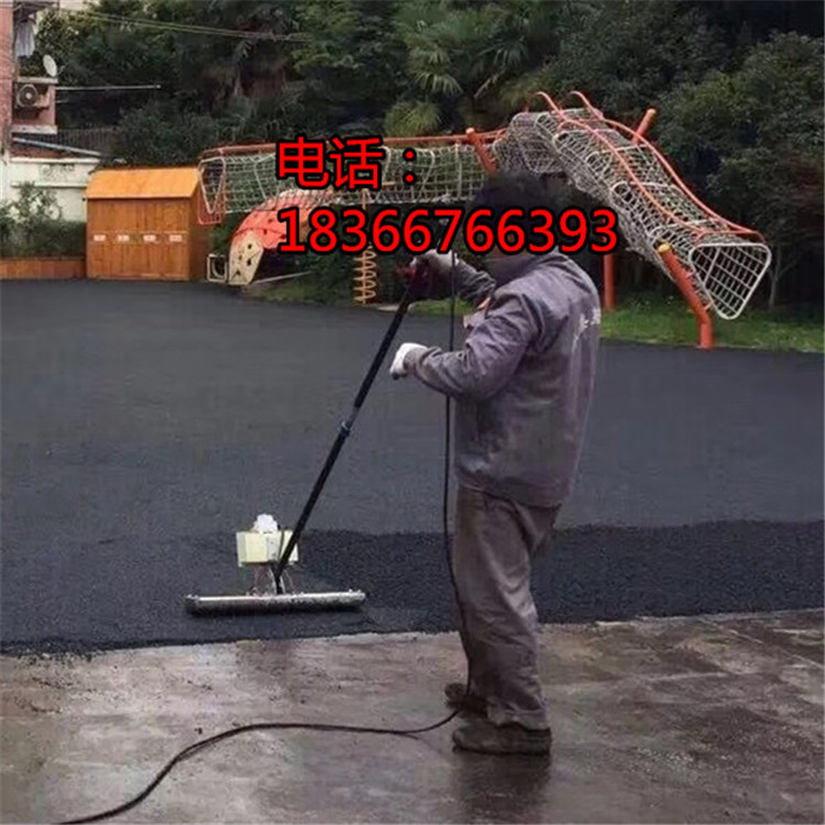 橡胶颗粒手动摊铺机5