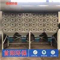 8000风量滤筒除尘器配套11KW除尘风机外形尺寸设计理念