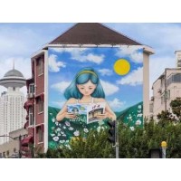 巢湖墙体喷绘 巢湖装修公司墙体广告 巢湖墙体广告位