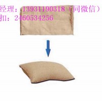 吸水膨胀袋和普通防汛沙袋的对比