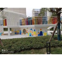 河南嵩县墙体绘画,振兴乡村墙绘,外墙美化