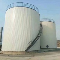 污泥厌氧罐保温施工队污水处理设备铁皮保温防腐工程