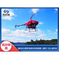 防汛救灾大载荷油动式无人直升机，五星出品