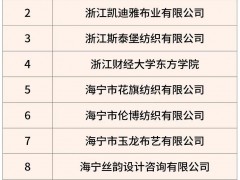 正式发布！“锦韵潮城·许村杯”榜单揭幕，海宁纺织迎来国潮新纪元